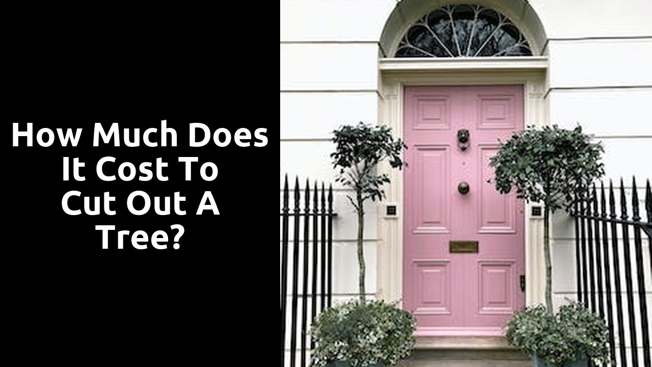 How much does it cost to cut out a tree?