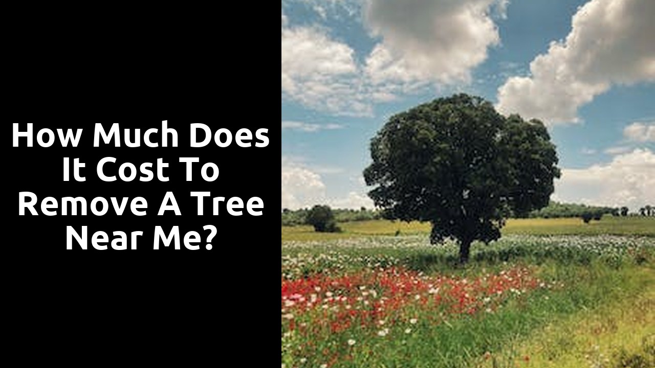 How much does it cost to remove a tree near me?